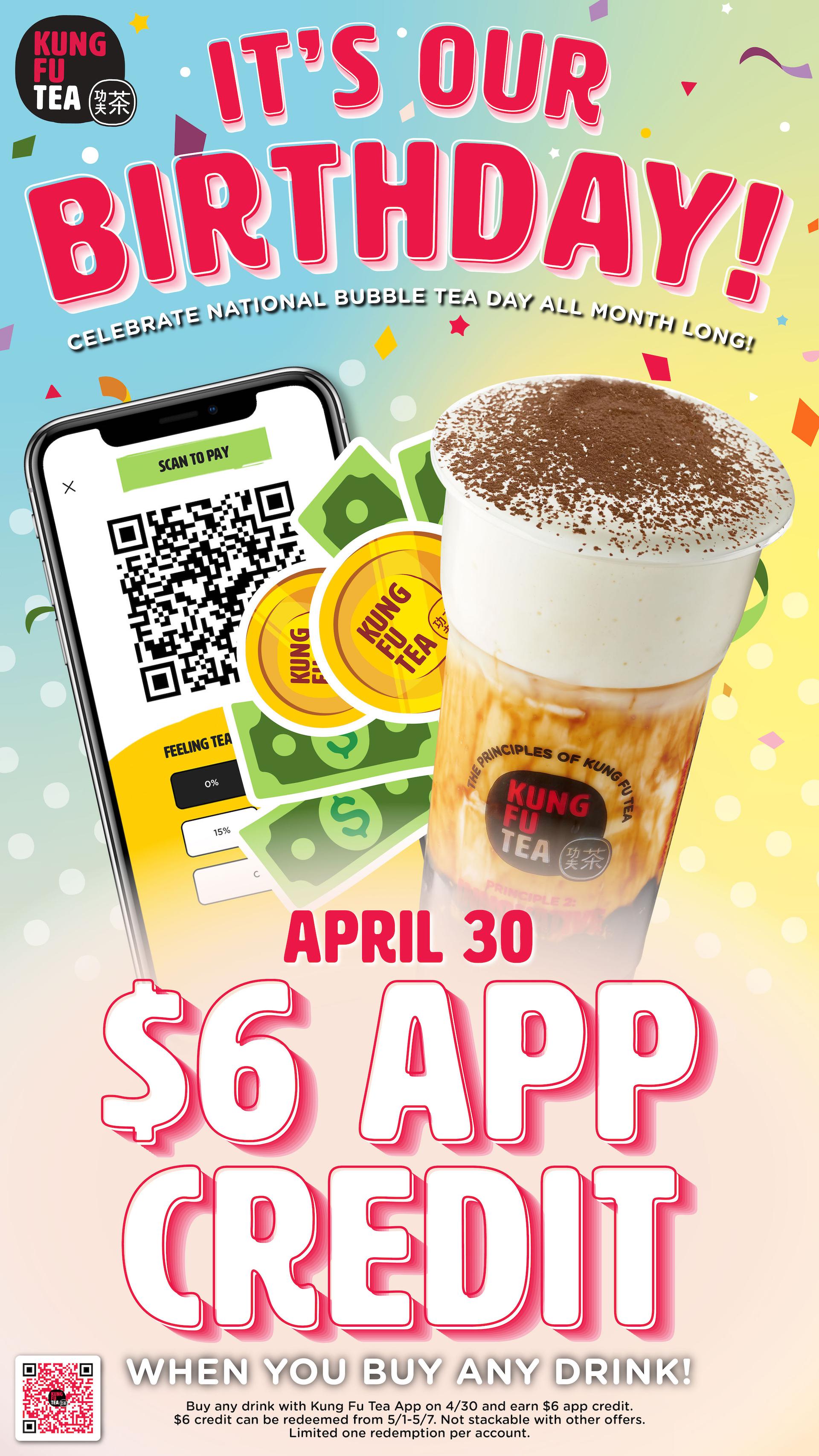 Our Birthday Is Tomorrow. Get Ready To Celebrate & Snag 6 Credit For